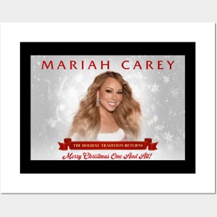 Mariah  Carey the holiday tradition returns Posters and Art